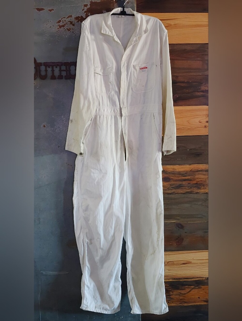 Vintage Penny's Big Mac Sanforized White Coveralls - Workwear